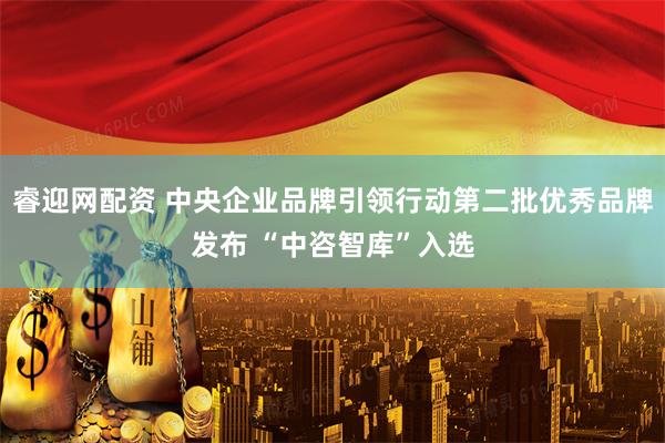 睿迎网配资 中央企业品牌引领行动第二批优秀品牌发布 “中咨智库”入选